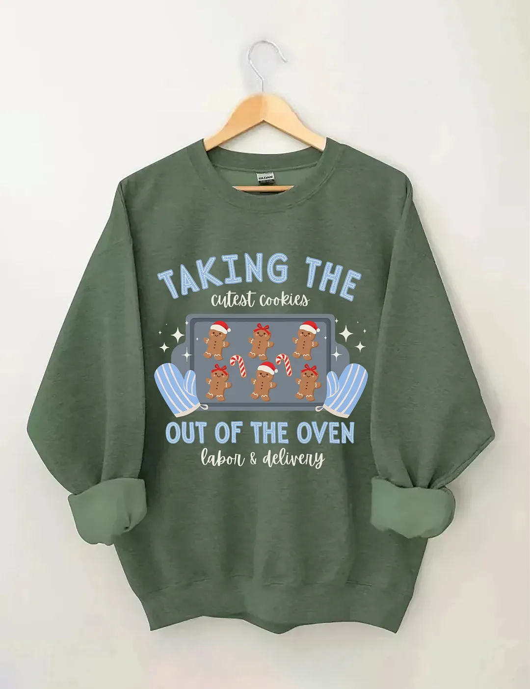 Taking The Out Of The Oven Christmas Cookies Sweatshirt