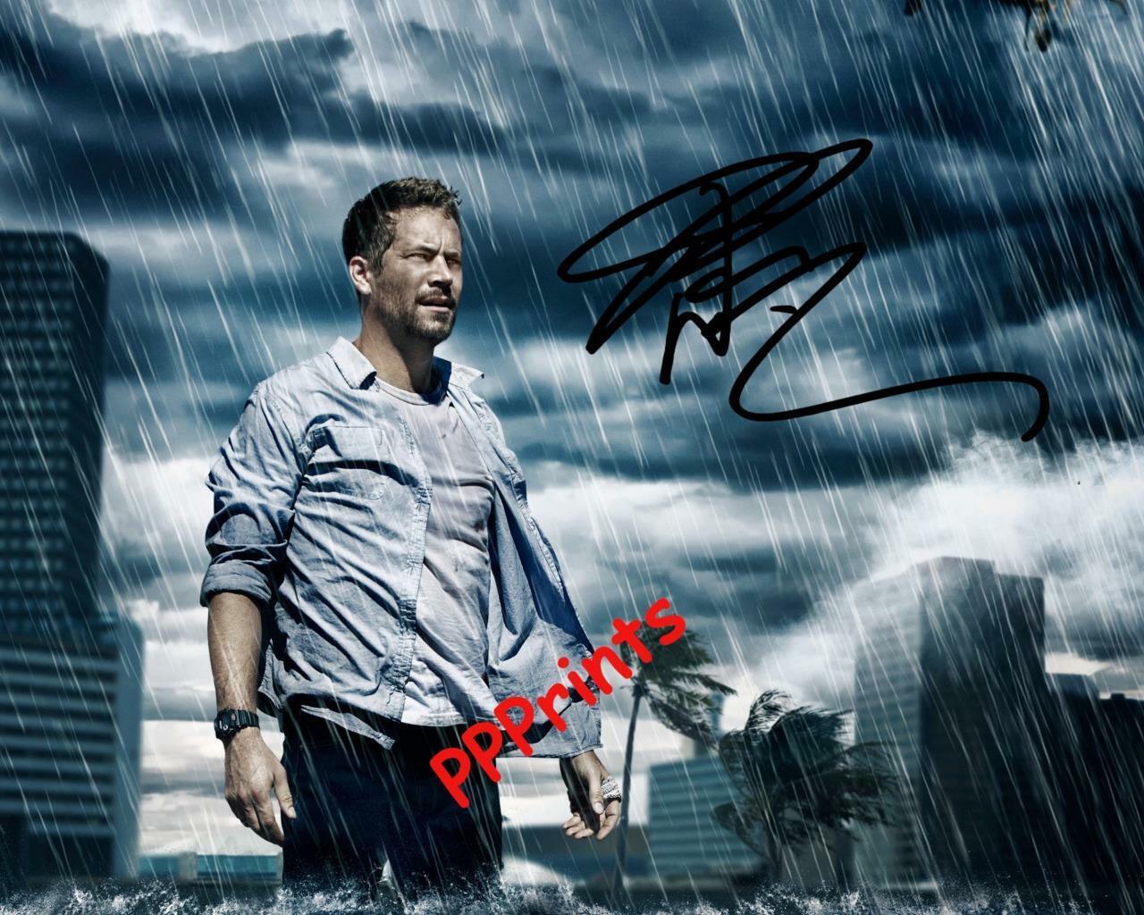 PAUL WALKER Hours SIGNED AUTOGRAPHED 10X8 REPRODUCTION Photo Poster painting PRINT