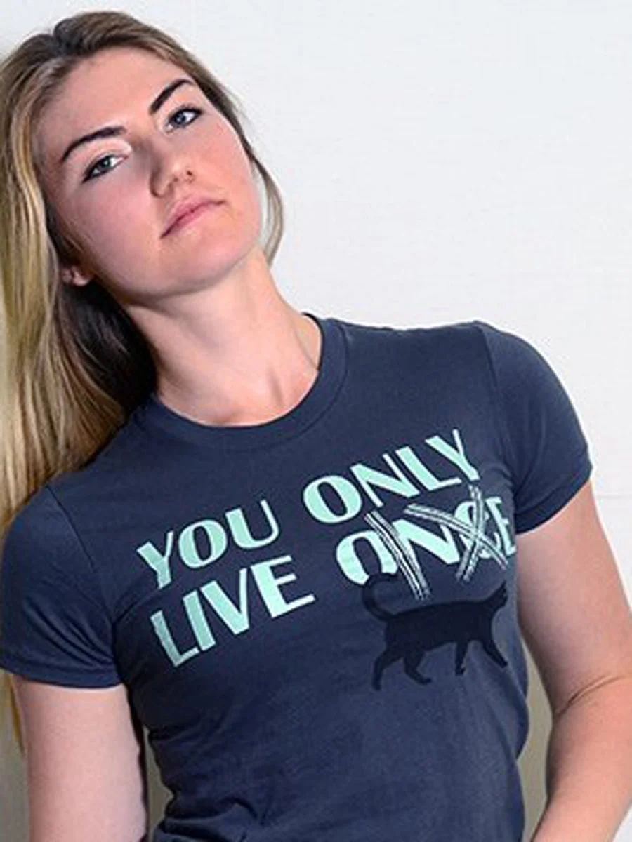 Cat You Only Live Once T-shirt