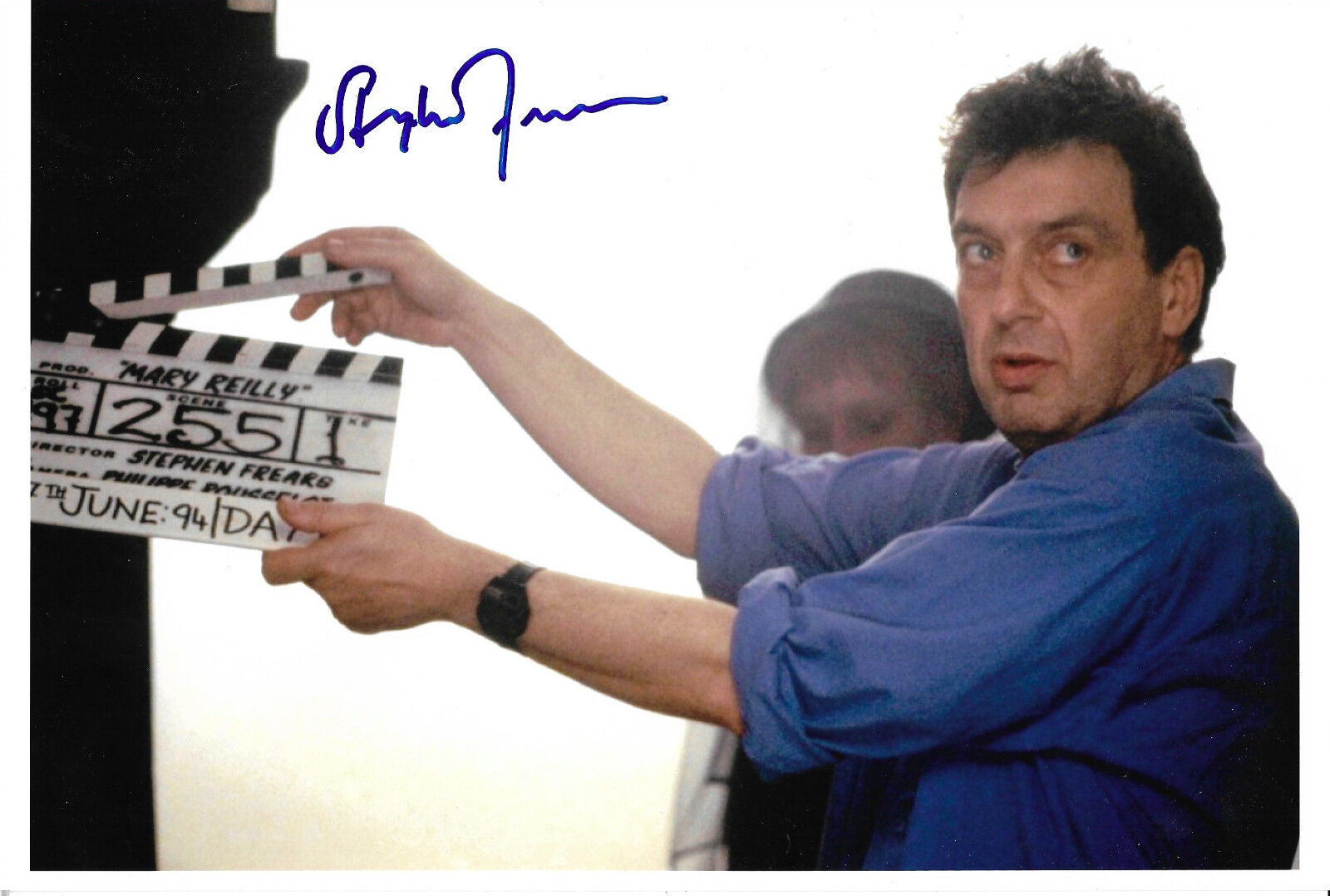 Stephen Frears Director signed 8x12 inch Photo Poster painting autograph