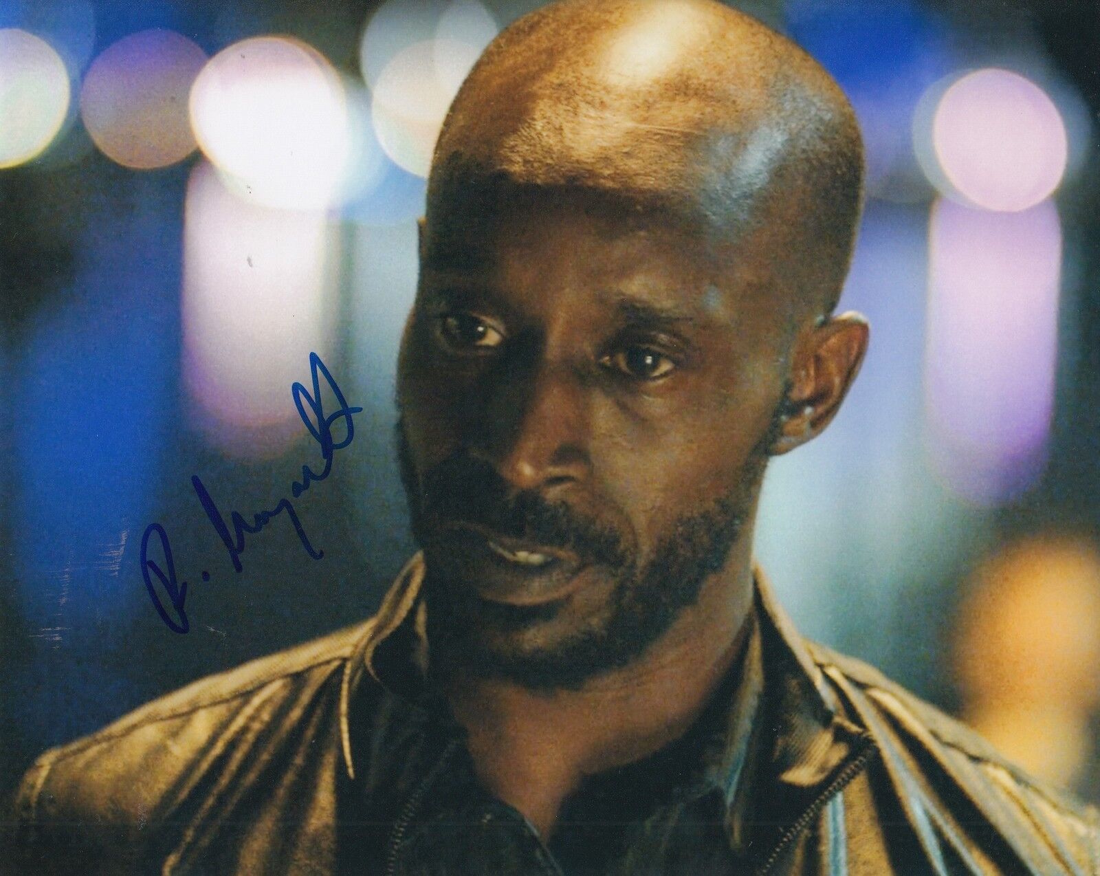 ROB MORGAN signed *LUKE CAGE* TURK BARRETT Daredevil 8X10 Photo Poster painting W/COA #3