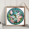 (Counted/Stamped) Dragonfly - 18CT Cross Stitch 20*20cm/7.87*7.87in