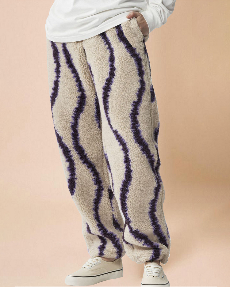 Trend Line Print Sherlock Vintage Trousers