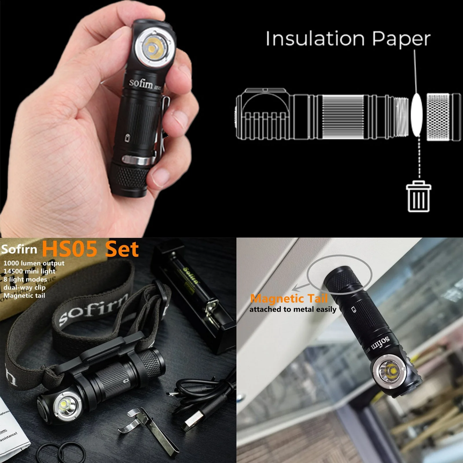 Headband options for Sofirn HS05 : r/flashlight