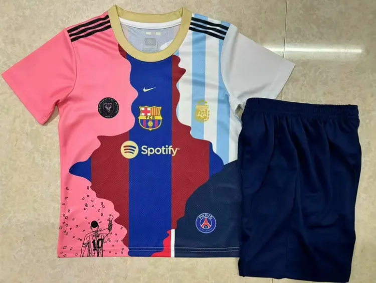 25-26 season children's version of Messi commemorative jersey