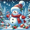 Diamond Painting -DIY Round Drill Snowman(40x40cm)