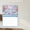 2027 Animal DIY Diamond Painting Calendar for Adults Wall Ornaments Diamonds Arts Dates 11.81x9.45 Inch Gem Painting Art Walls Date for Home Business Office Planning Decor
