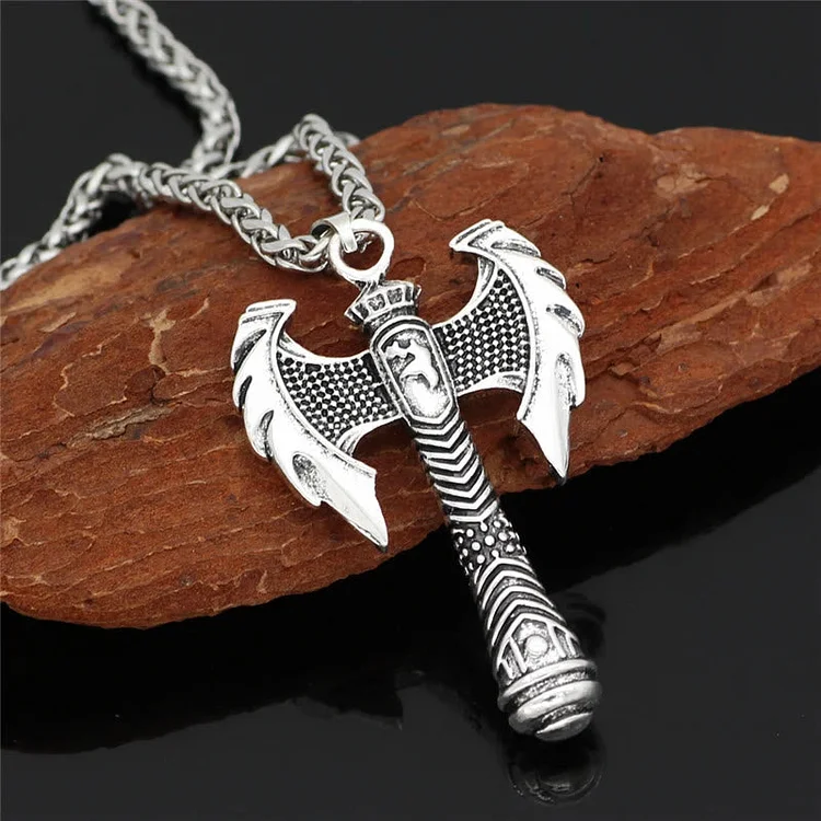 Coutureaura Pirate Double Axe Necklace