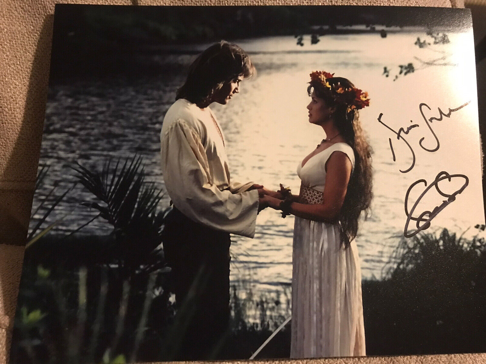 KEVIN SORBO & Sam Jenkins Sorbo - HERCULES- 10x8 Photo Poster painting SIGNED