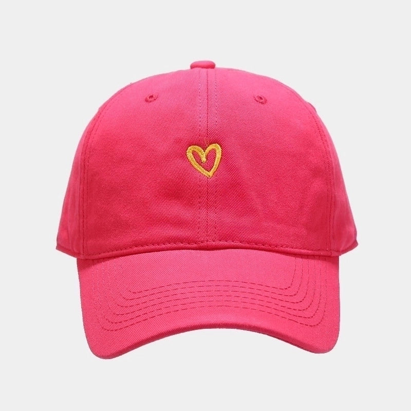 Women’s Minimalist Color Block Embroidery Flat Eaves Baseball Cap