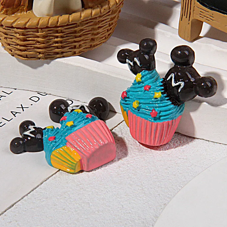 Mini Cartoon Ice Cream Resin Charms