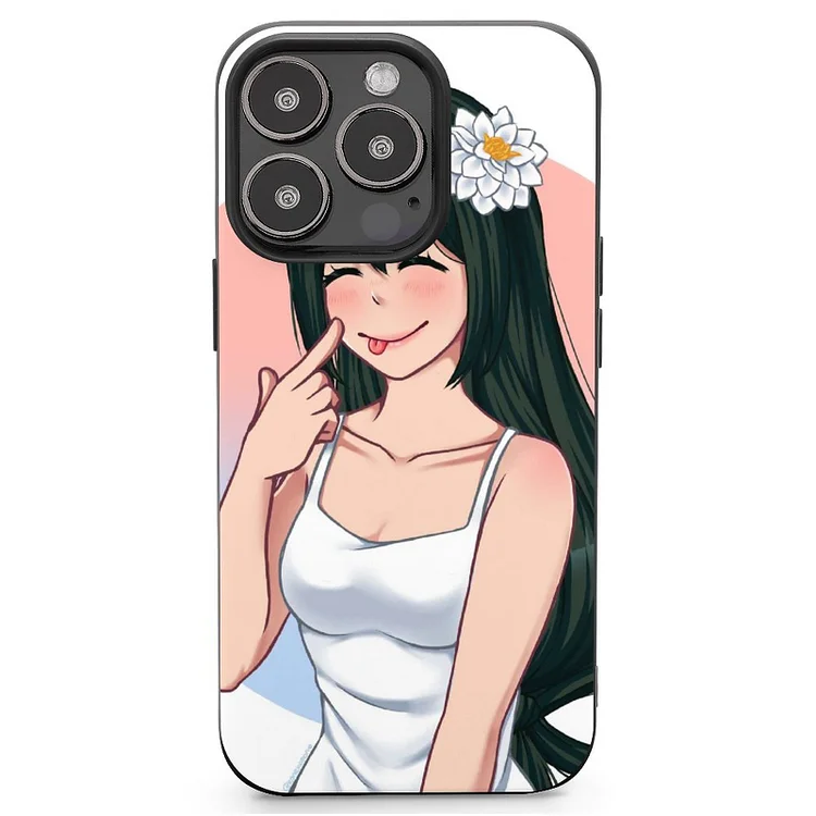 Tsuyu Asui Anime My Hero Academia Phone Case Mobile Phone Shell IPhone 13 and iPhone14 Pro Max and IPhone 15 Plus Case - Heather Prints Shirts