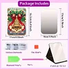 DIY Diamond Art Shiny Crystal Mirror Lightweight Standing Makeup Mirror (Bell)