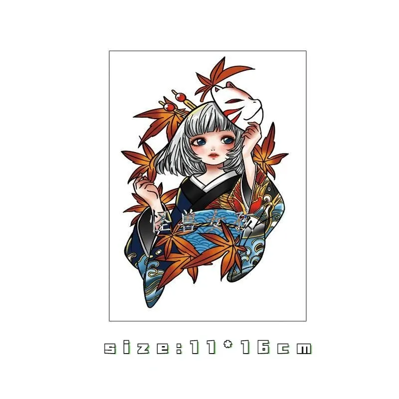 The Little Prince and the Fox Sexy Cute Rabbit Girl Mask Chica Waterproof Durable Female Male Cute Cartoon Anime Tattoo stickers