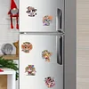 6pcs Acrylic Special Shape Animal Diamond Painting Fridge Magnet