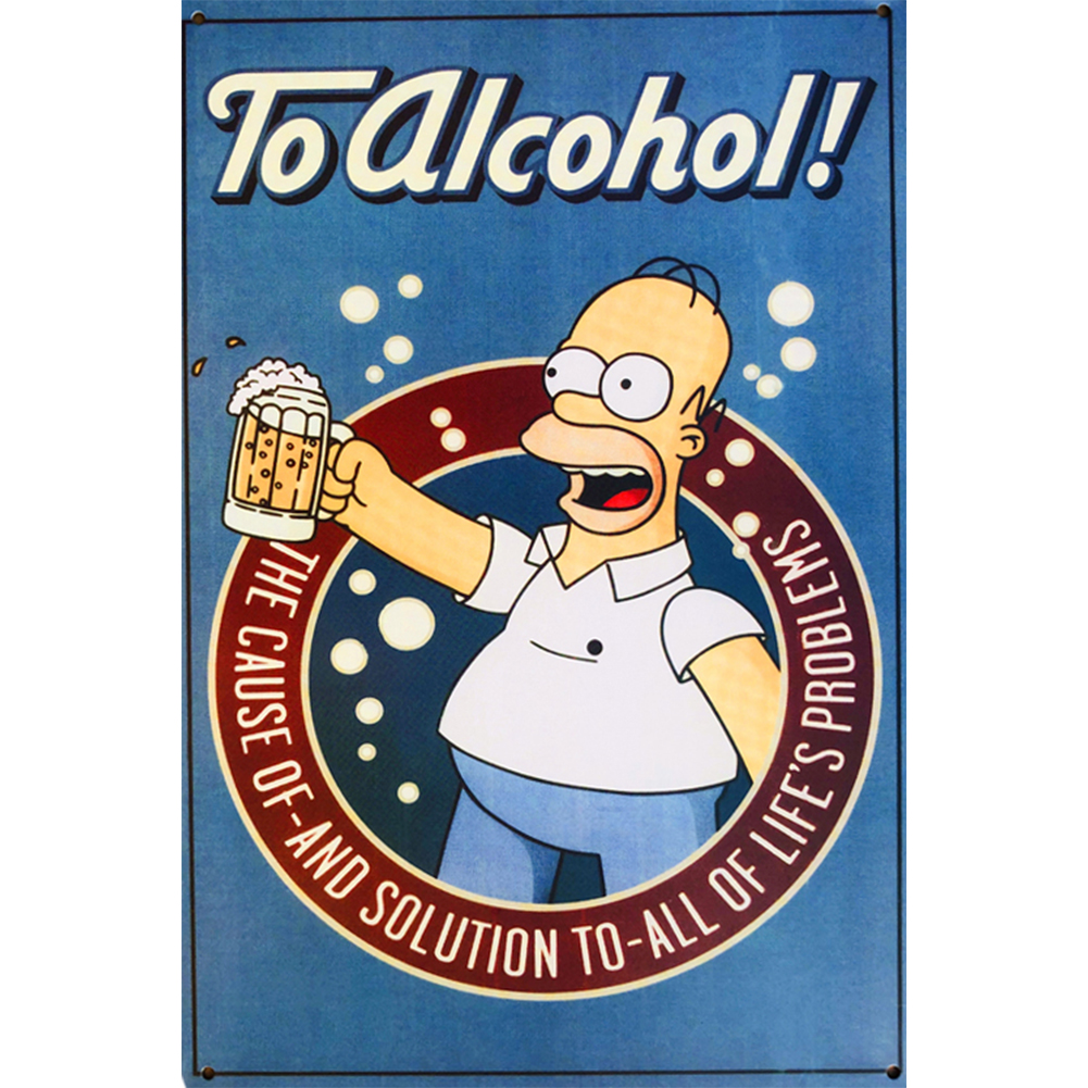 

Retro Beer - Round Drill Diamond Painting - 30*50CM, 501 Original