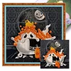 (Multi-Style) Halloween Ghost-11CT Stamped Cross Stitch 40*40cm/15.75*15.75in