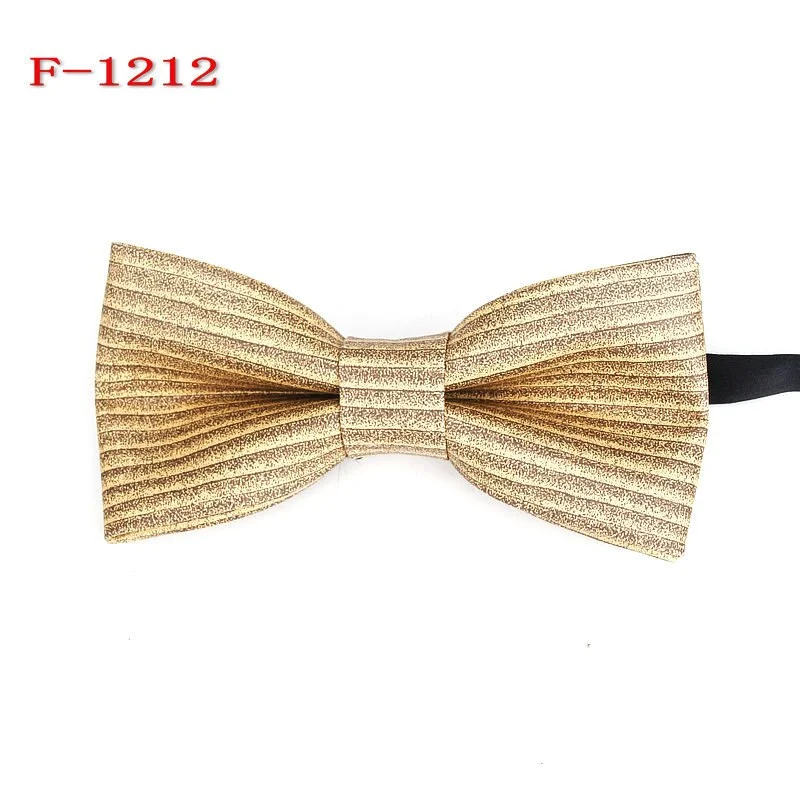 New Bow Tie Male Cork Bow Ties Creative Wood Grain Bow Tie Wedding Groom Host Bowtie Gifts for Men Business Men's Accessories