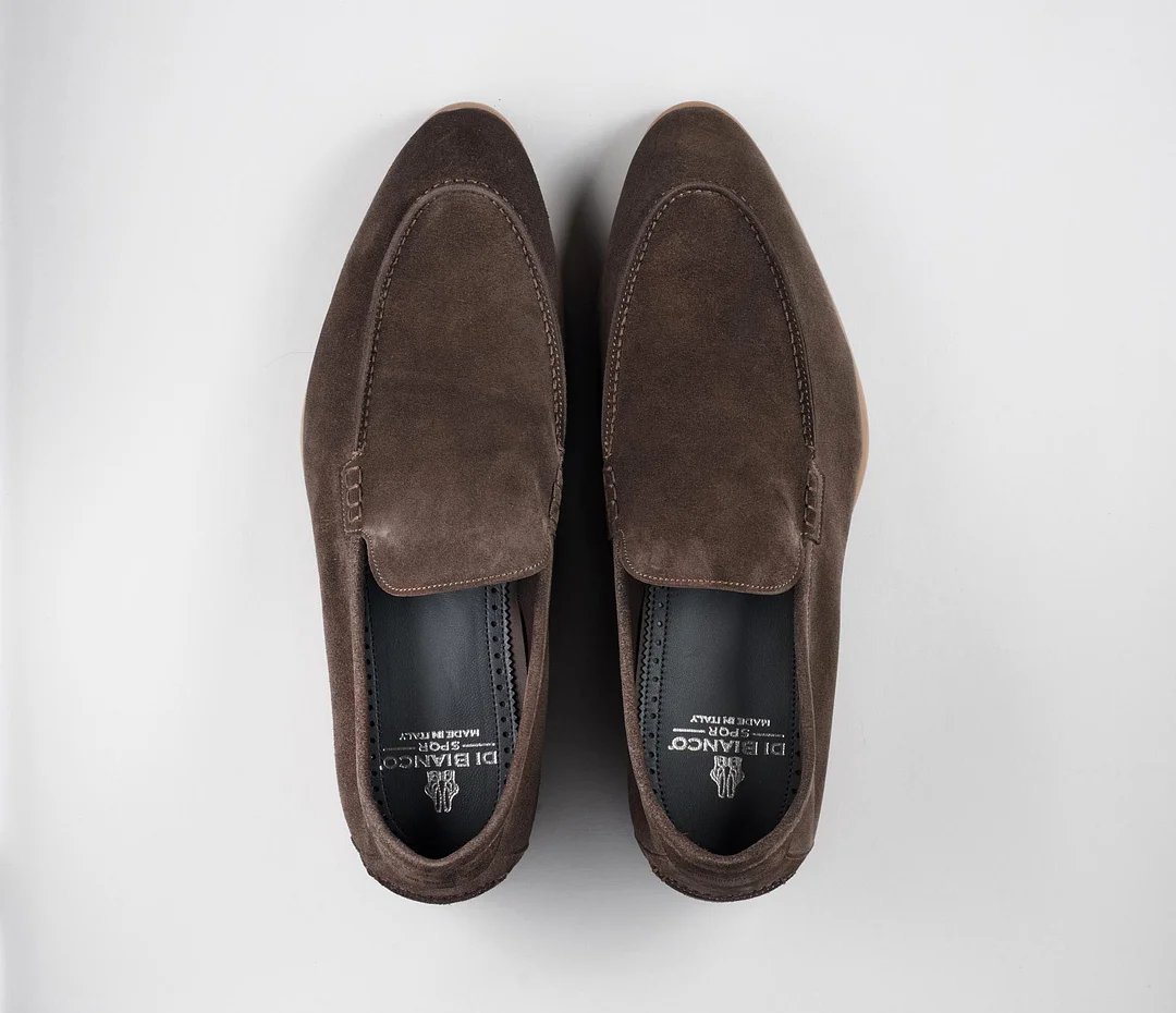 The Etna Moka Men's Suede Loafer