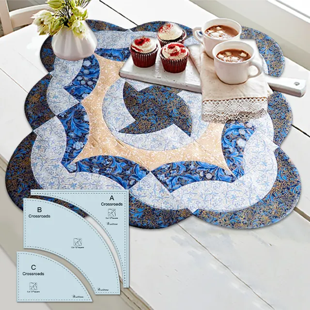 Drapery Table Ruler Table Center Patchwork 3 PCS Acrylic Ruler