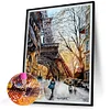 Diamond Painting-DIY Full Round Drill Romantic Paris Street