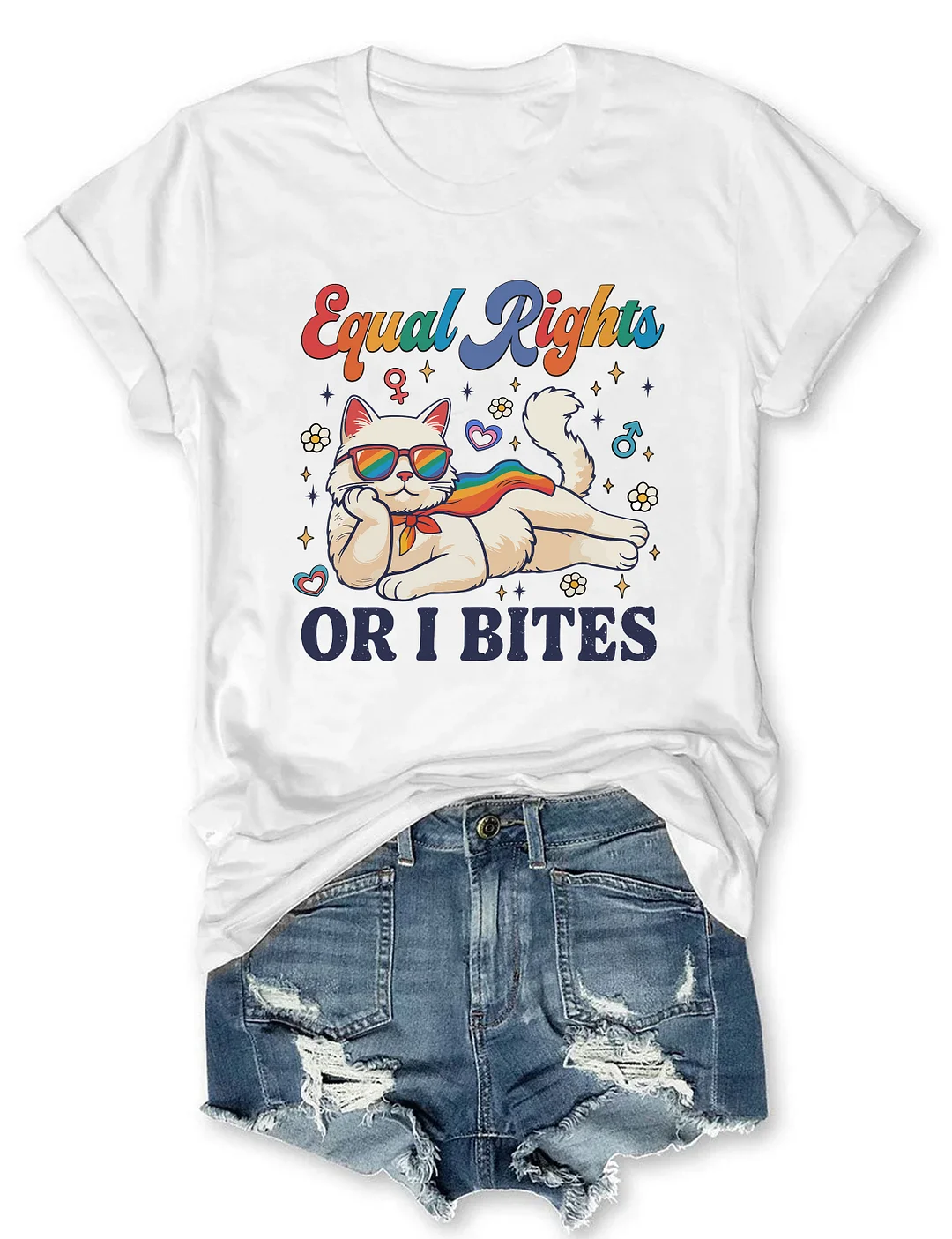 Equal Rights Or I Bites T-shirt