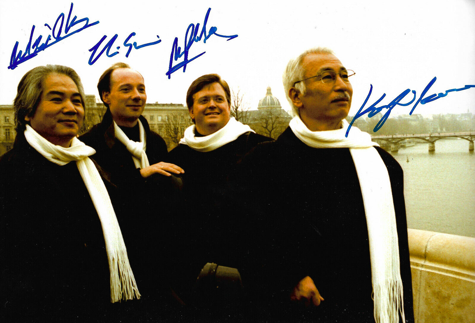 Tokyo String Quartet signed 8x12 inch Photo Poster painting autograph