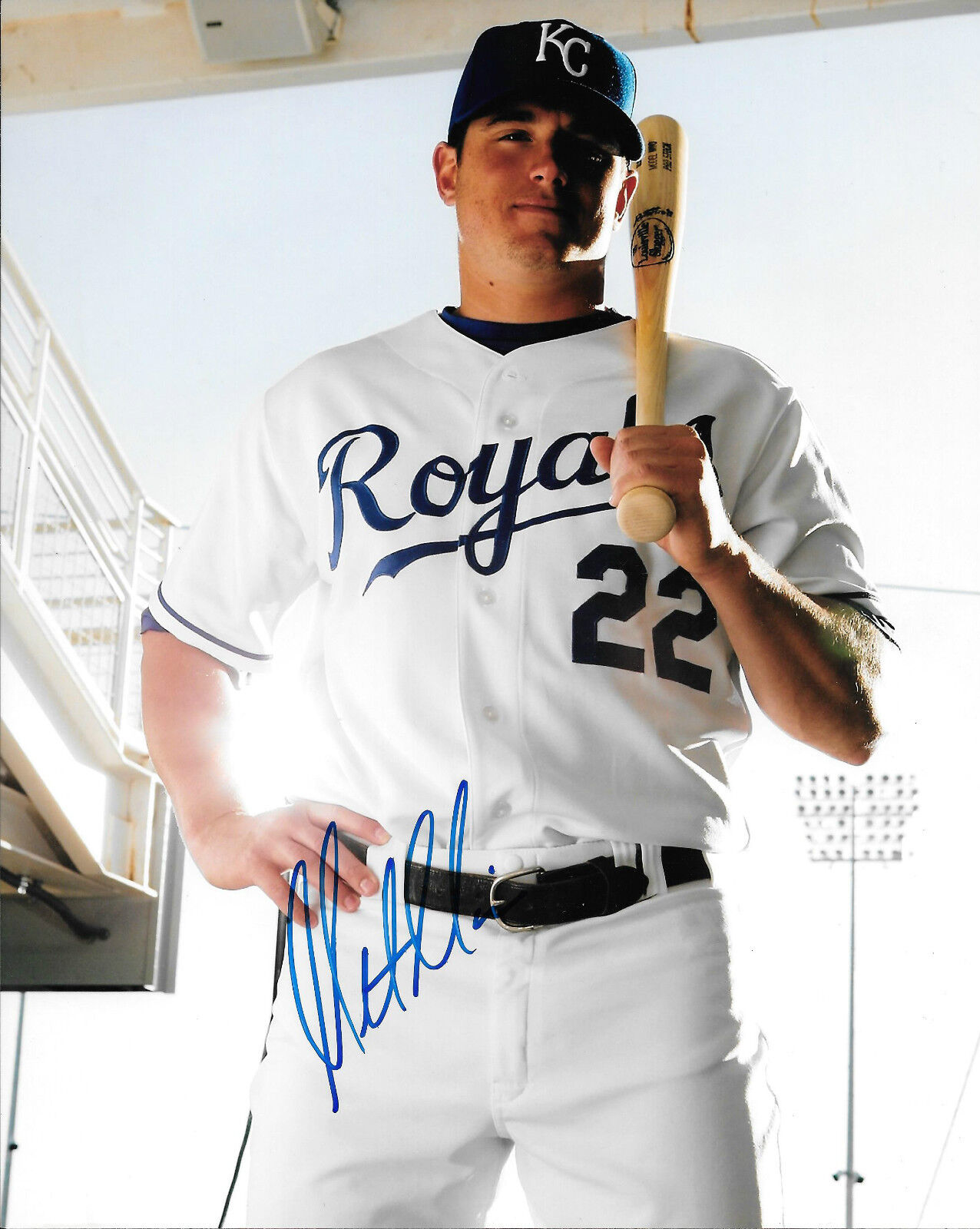 GFA Kansas City Royals * MITCH MAIER * Signed 8x10 Photo Poster painting AD2 COA