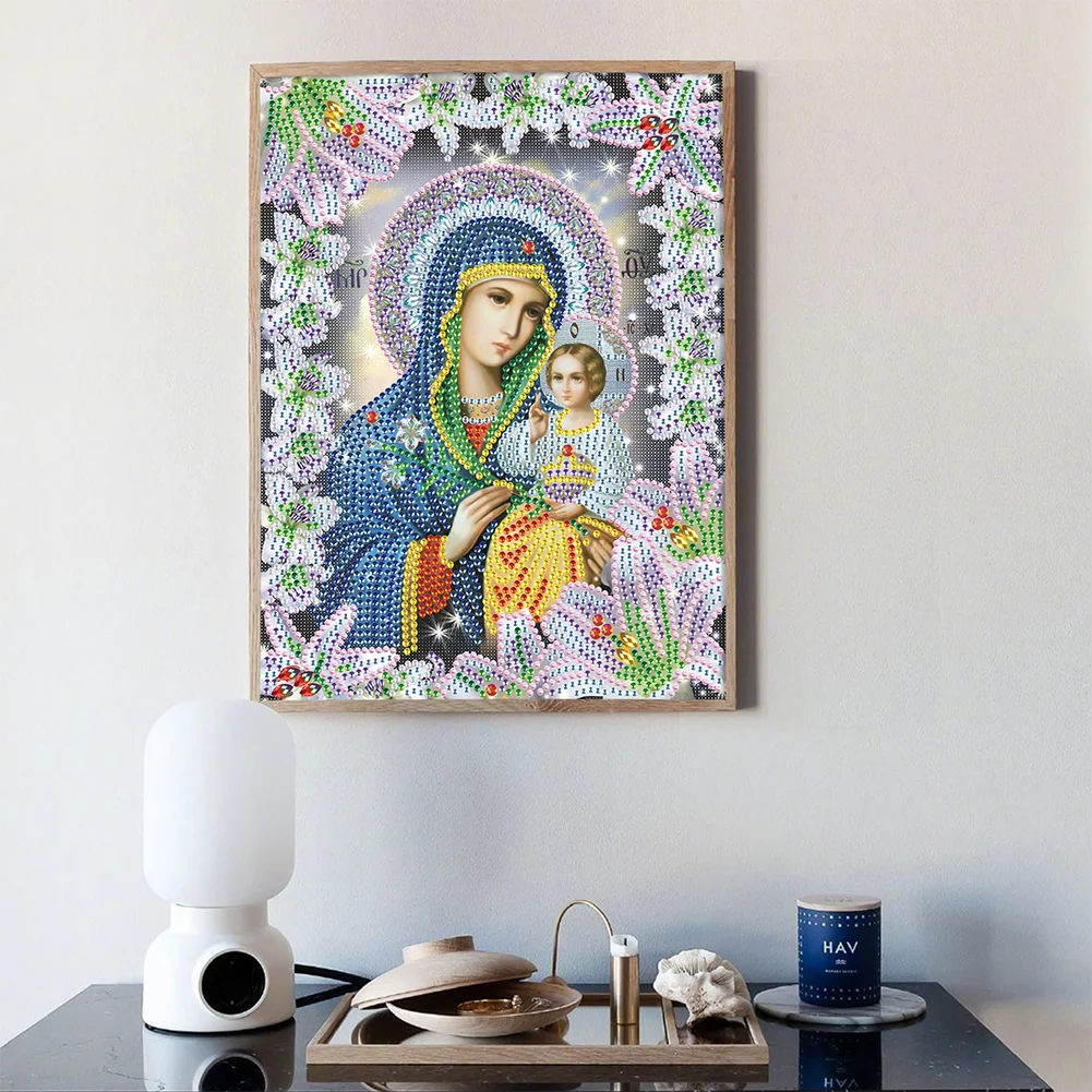 Diamond Painting - Partial Special Shaped Drill - Religious(25*30cm)