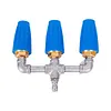 3 in 1 Pressures Washer Turbo Nozzle with 1/4 Inch Quick Connection 360 Degree Rotating Tip Turbo Nozzle 4000 PSI for Garden Car Concrete Brick