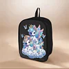 Einhorn schwarzer Rucksack - 5d DIY Basteltasche