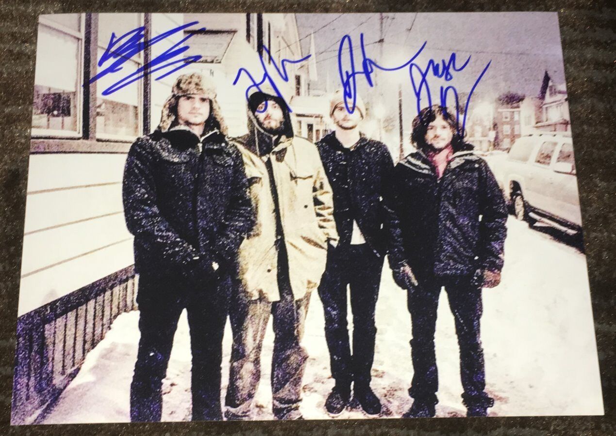 THE KONGOS BAND GROUP SIGNED AUTOGRAPH 8x10 Photo Poster painting C DYLAN +3 w/PROOF