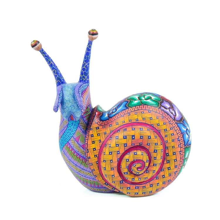 Beautiful Snail - Oaxacan Alebrije Wood Carving