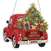 Crystal Diamond Painting Ornament Christmas Truck for Adults 7.87x7.87in
