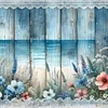 Seaside Wood Panel Painting-11CT Stamped Cross Stitch 40*40cm