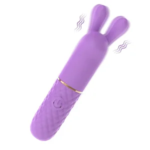 Rabbit Mini Bullet Vibrator Strong Shock Clitoral Stimulator