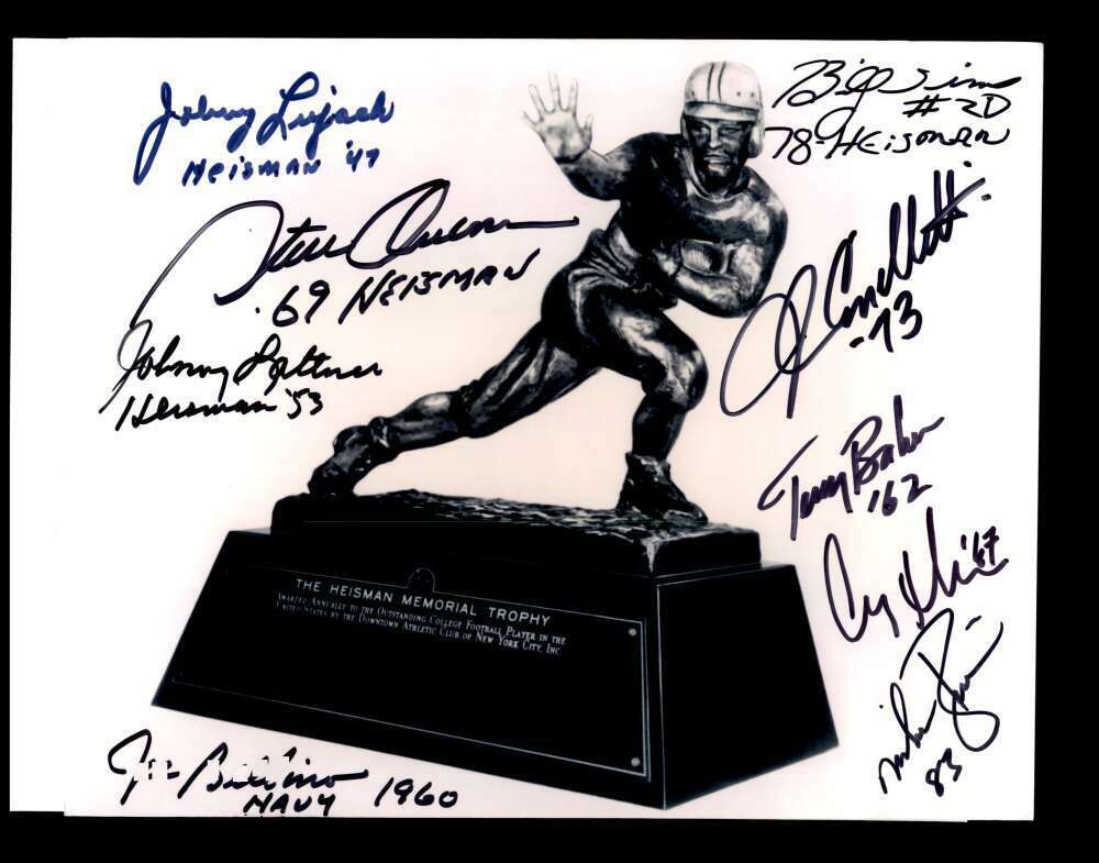 Multi Signed Heisman JSA Coa Hand Signed 8x10 Autograph Photo Poster painting