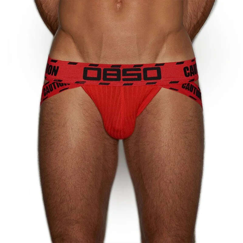 Aonga Cotton  Jockstrap Mens Underwear Thong Panties Bikini Hollow Breathable Male Strings Tanga Hombre BS3205 aonga
