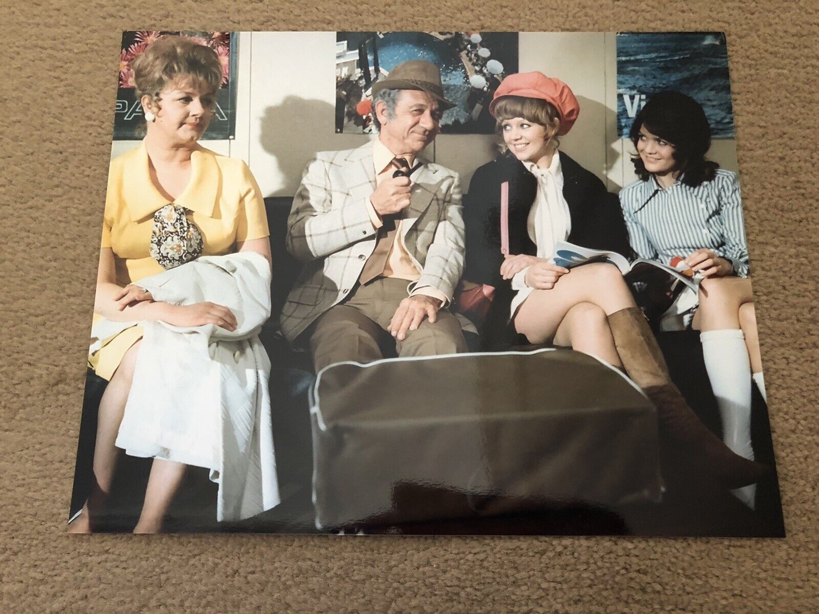 SID JAMES & JOAN SIMS (CARRY ON) UNSIGNED Photo Poster painting 10x8”