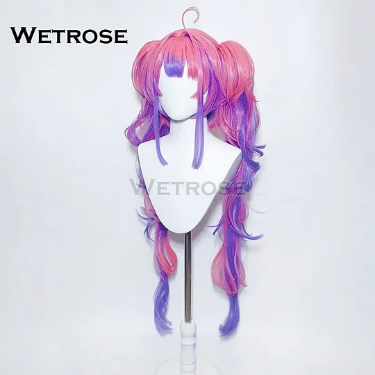 [Wetrose] In Stock Hololive FLOW GLOW Kikirara Vivi 綺々羅々ヴィヴィ Cosplay Wig コスプレかつら