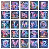 Alphabet Series Diamond Painting（Canvas） - Cartoon