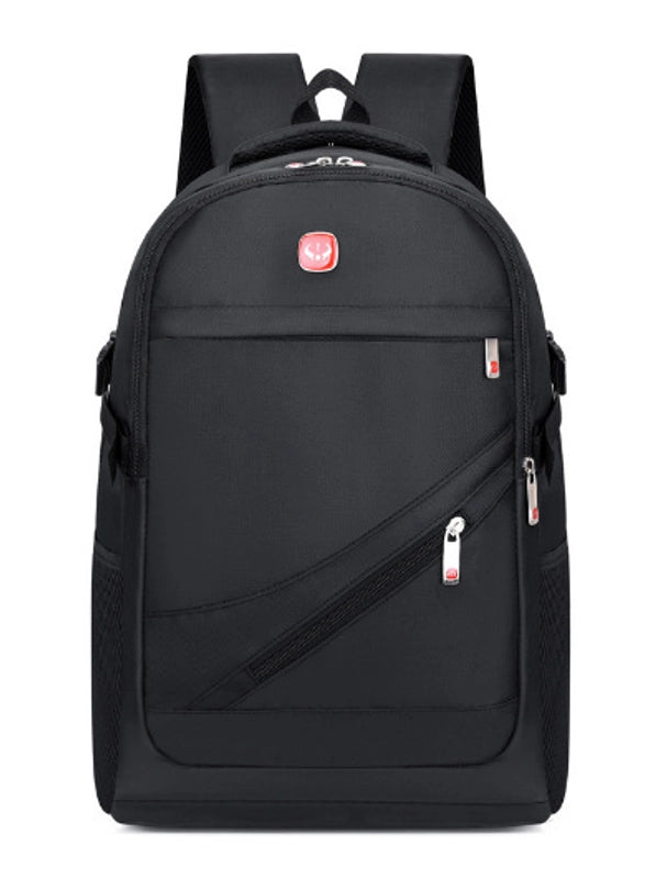 Waterproof Solid Color School Daily School Backpack