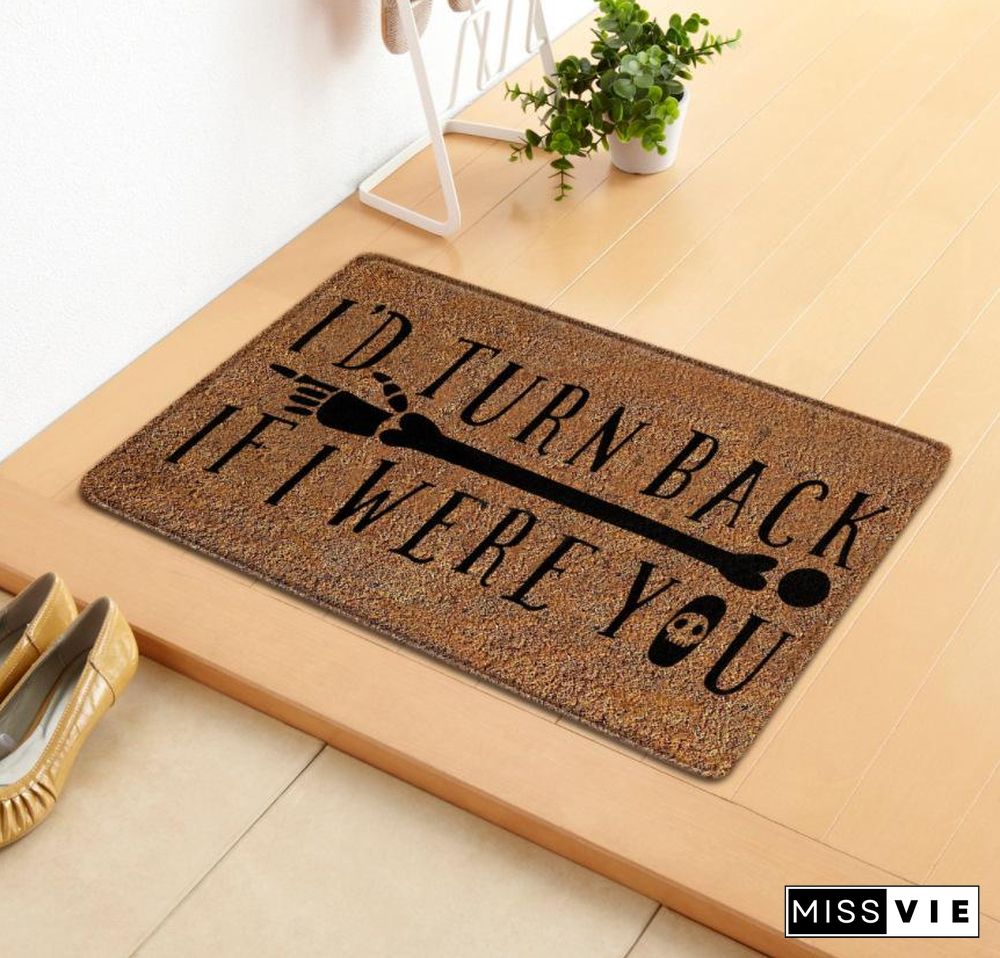 Halloween Themed Door Mat For Indoor Outdoor Decoration