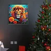 Diamond Painting-DIY Full Round Drill Lion(40*40 CM)
