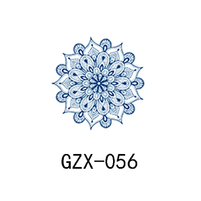 Herbal Semi-Permanent Tattoo Sticker Net Red Tattoo Sticker Waterproof Sweat Lasting Herbal Tattoo Sticker