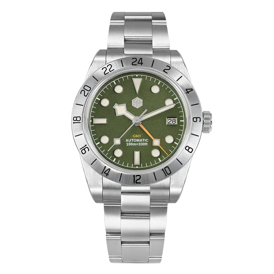 San Martin Calendar BB GMT Vintage Watch SN0054-G2