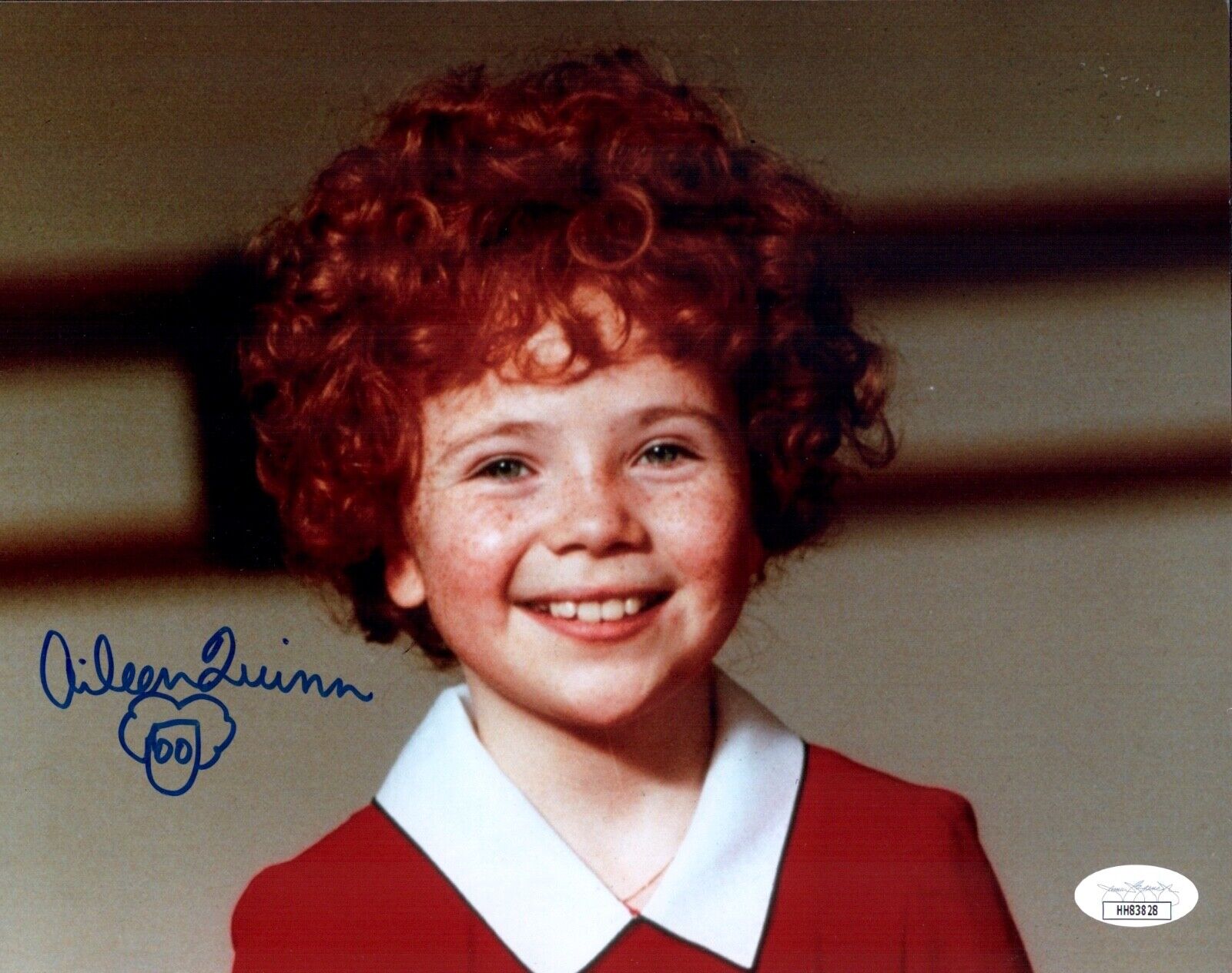 AILEEN QUINN Hand Signed 8X10 ANNIE In-Person Autograph Photo Poster painting JSA COA Cert