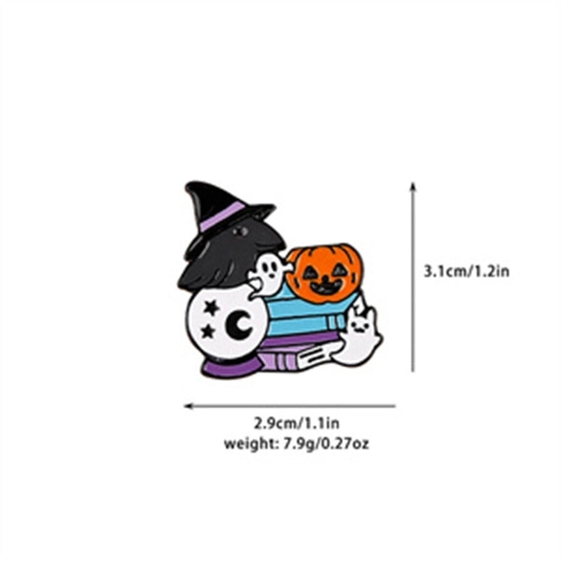 Cute Minimalist Classic Style Halloween Pattern Alloy Plating Unisex Brooches