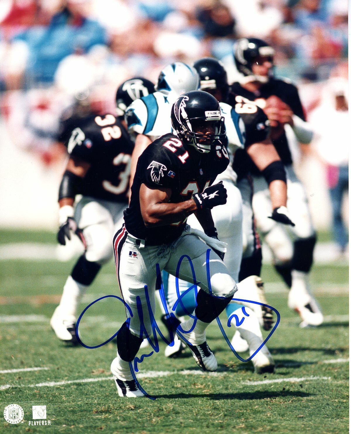 Eric Metcalf autographed 8x10 Atlanta FalconsS138