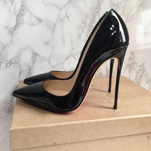 Red Black Yellow Extreme High Heel Pointed Toe Ladies High-heeled Shoes Women's Shoes